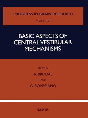 cover image of Basic Aspects of Central Vestibular Mechanisms